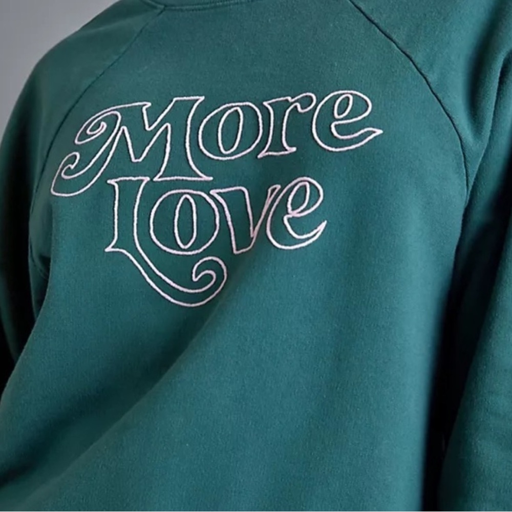 Anthropologie Back When Green Sweater - Picture 3 of 17